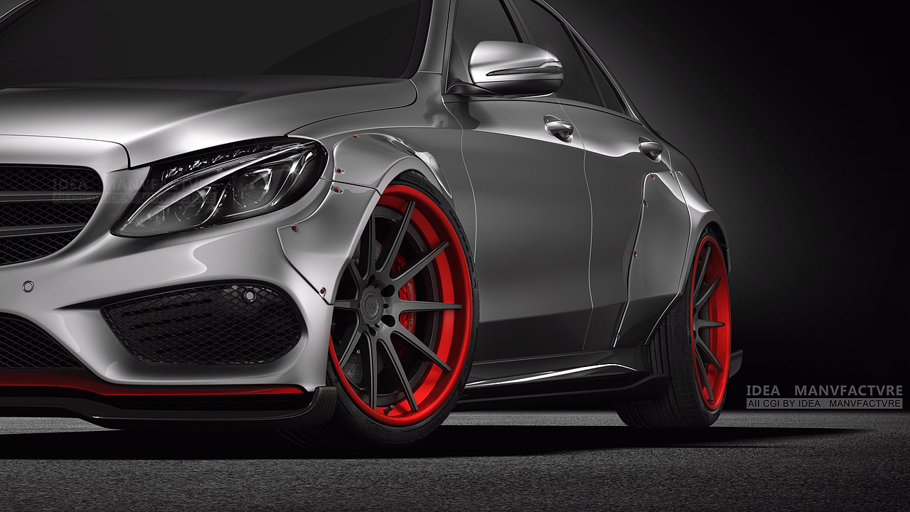 Mercedes Benz C260 改装（图ZMzUxMzExNjg=） - 机械/交通 - 站酷设计师想制造影视工作室原创素材 - 站酷ZCOOL
