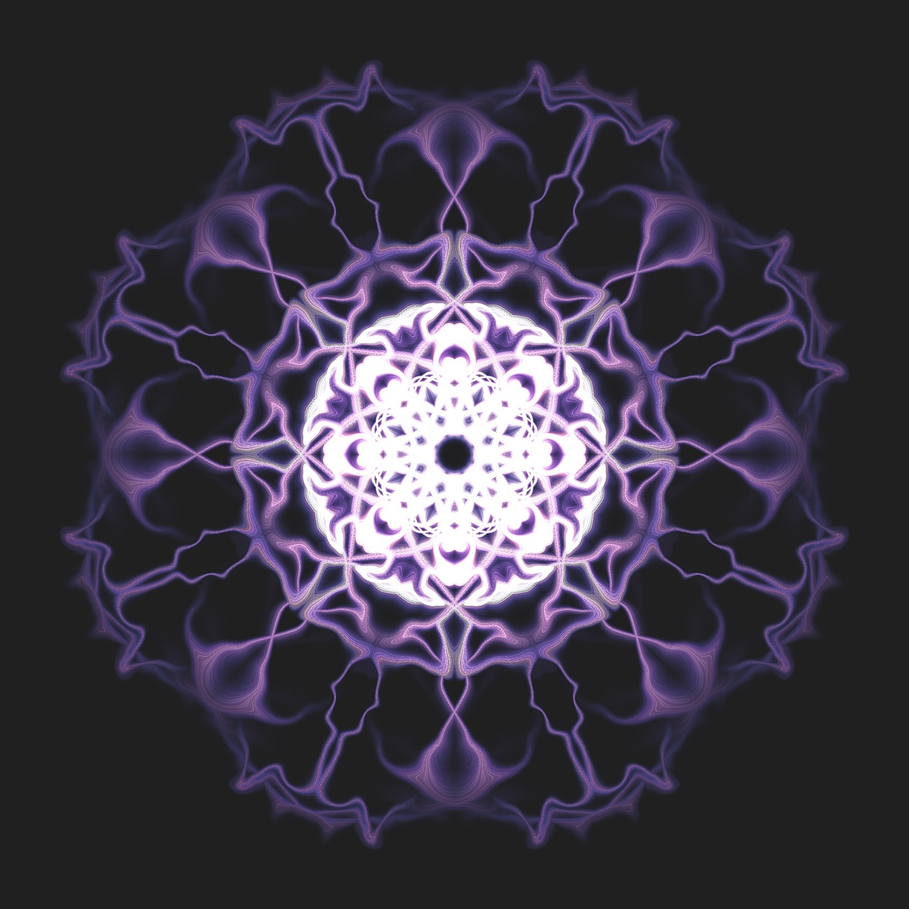 对称花朵|纯艺术|绘画|紫外星人_原创作品-站酷zcool