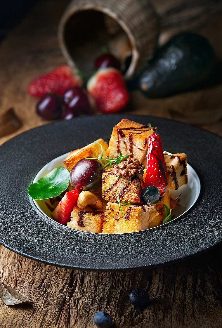 素食餐厅菜品拍摄