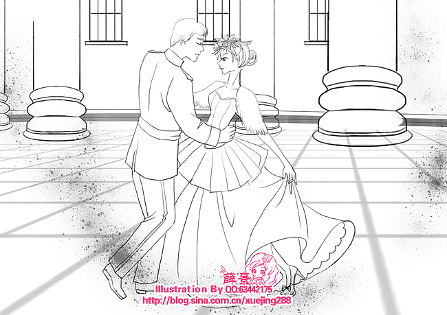 腾讯拍拍——广告分镜《灰姑娘篇》（图ZOTcxNjc5Mg==） - 商业插画 - 站酷设计师薛景插画原创素材 - 站酷ZCOOL