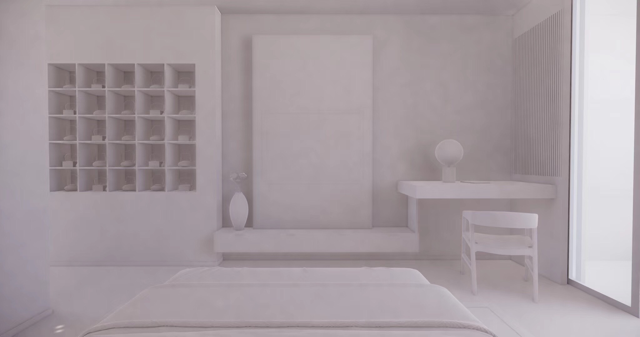 3Dmax展厅白模建造|三维|建筑/空间|崔元元123 - 原创作品 - 站酷 (ZCOOL)