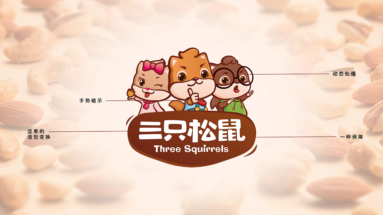 三只松鼠VI调整——【换个logo试一试】（图ZMjE0MTk0MjI0） - 品牌 - 站酷设计师图样策略视觉原创素材 - 站酷ZCOOL
