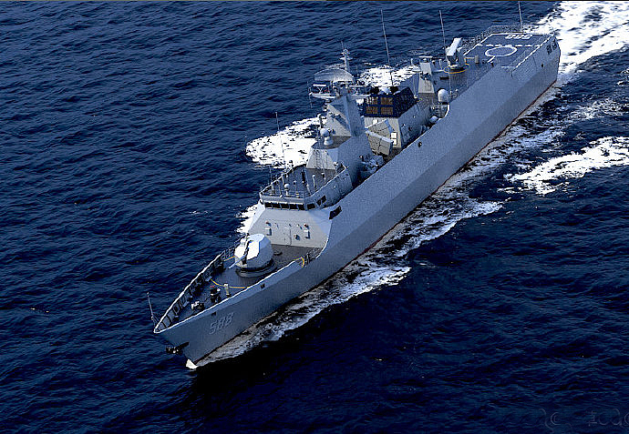 中国海军056轻型护卫舰