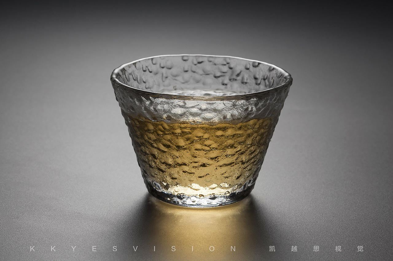 耐热玻璃杯 公道杯 茶杯 锤纹 日系茶道茶具