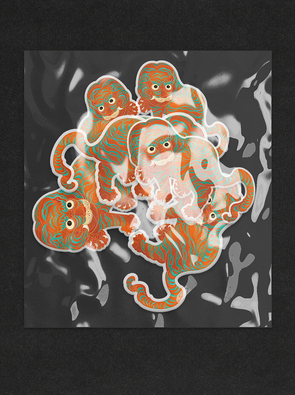 FU年有FU——虎年文创周边（图ZMjgyNDkxMDk2） - 艺术插画 - 站酷设计师琯朗原创素材 - 站酷ZCOOL