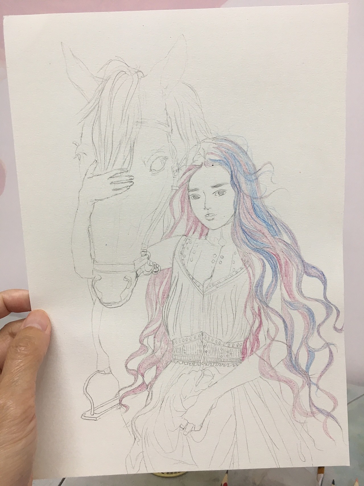 彩铅手绘（图ZMjAzOTM5Mjgw） - 创作习作 - 站酷设计师LHPing2原创素材 - 站酷ZCOOL