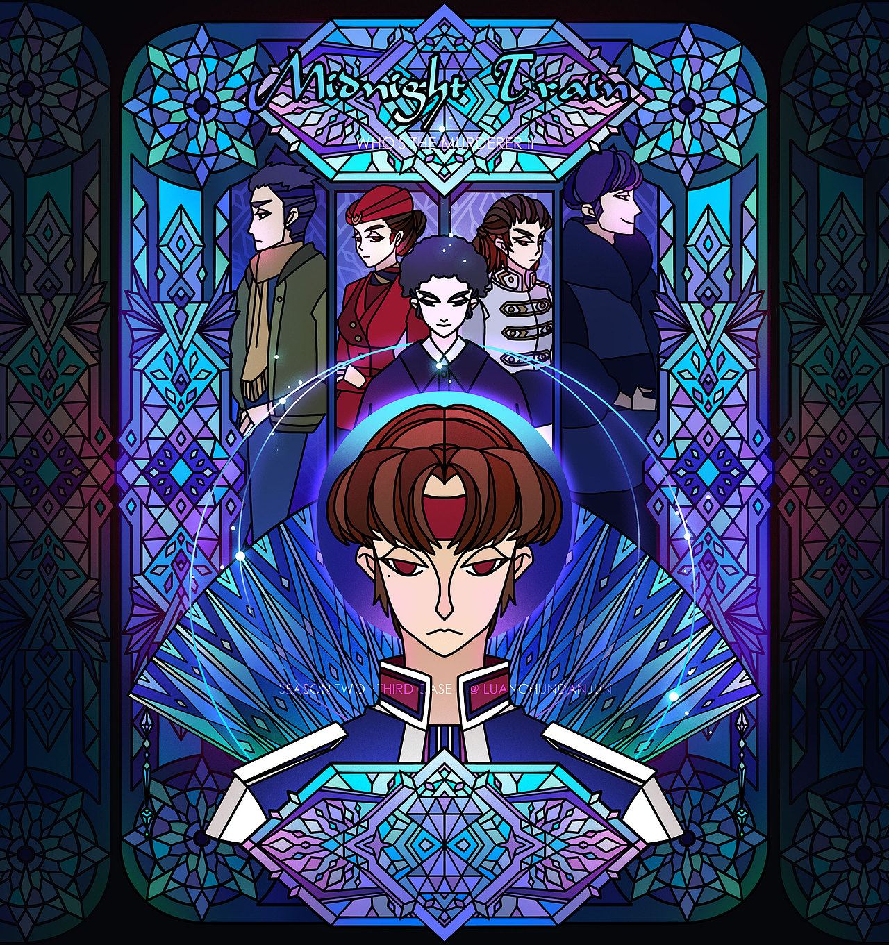 【明星大侦探同人】彩绘玻璃凶手卡牌（图ZMzI4NjEyNTM2） - 创作习作 - 站酷设计师卤鹌鹑蛋君原创素材 - 站酷ZCOOL