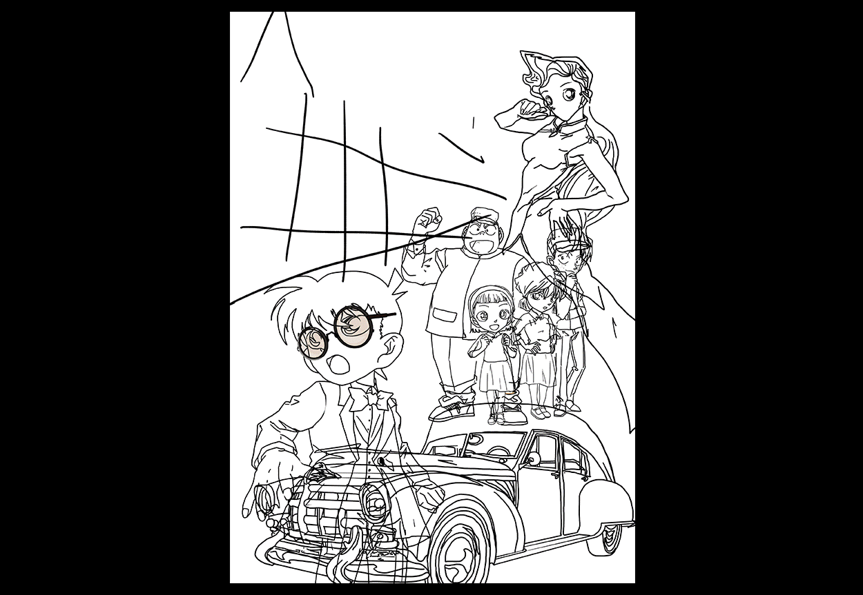 最民国——柯南（图ZMTM0NDY3MDQ0） - 商业插画 - 站酷设计师古月半半原创素材 - 站酷ZCOOL