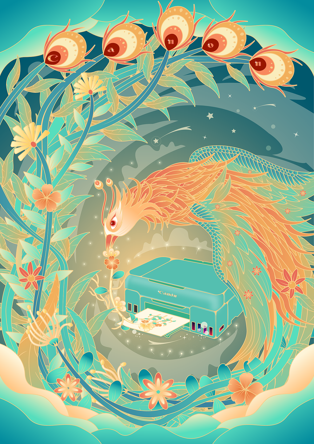 佳能视觉海报设计——《为色彩而生》(图ZMjYwMjk5NDI4) - 创作习作 - 站酷设计师FANMORE泛墨原创素材 - 站酷ZCOOL