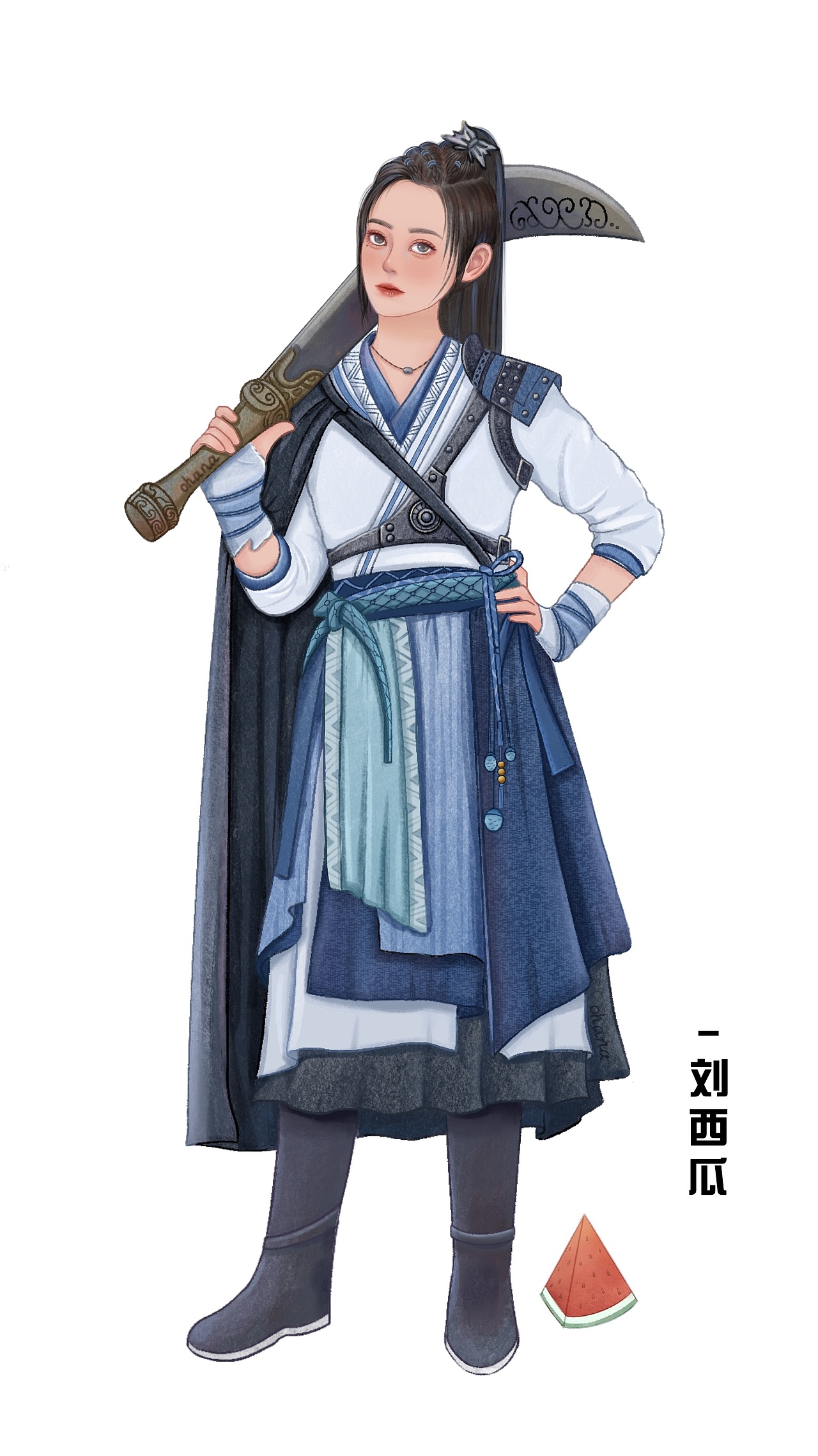 人物插画--赘婿（图ZMjg1NDYyMDg4） - 创作习作 - 站酷设计师Ohana呀原创素材 - 站酷ZCOOL