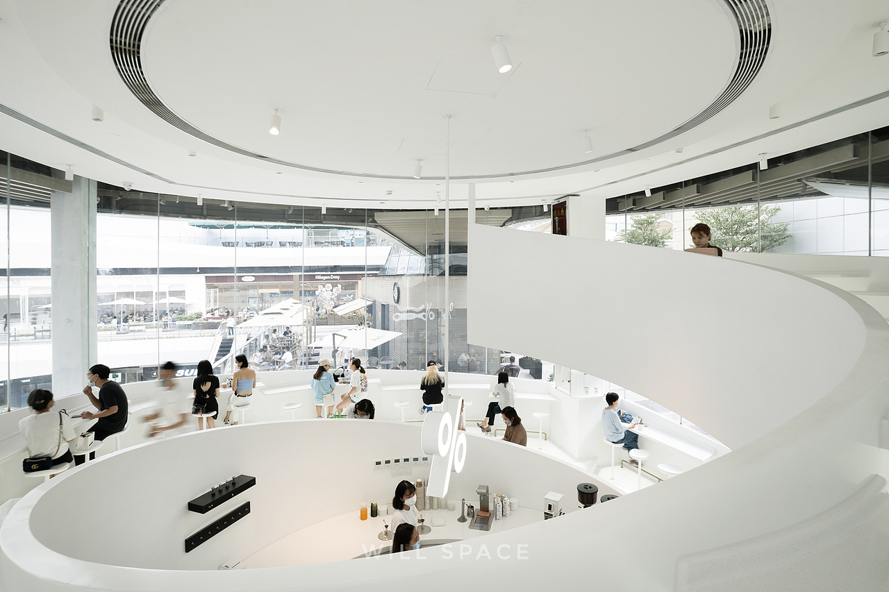 丝带教堂般的%ARABICA咖啡门店|商业空间建筑工装摄影（图ZMjY3ODgwNTky） - 环境/建筑摄影 - 站酷设计师WILLSPACE原创素材 - 站酷ZCOOL