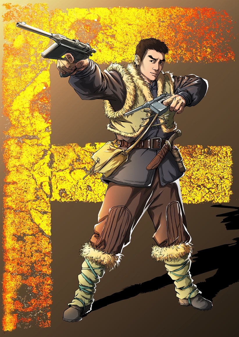 《铁道飞虎》（图ZMTUwMjE1OTM2） - 商业插画 - 站酷设计师帝都守夜人原创素材 - 站酷ZCOOL