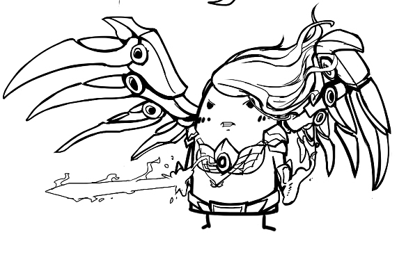 LOL Q版手绘(图ZMTU4Nzg0OTI=) - 新锐潮流插画 - 站酷设计师卡西米尔手绘原创素材 - 站酷ZCOOL