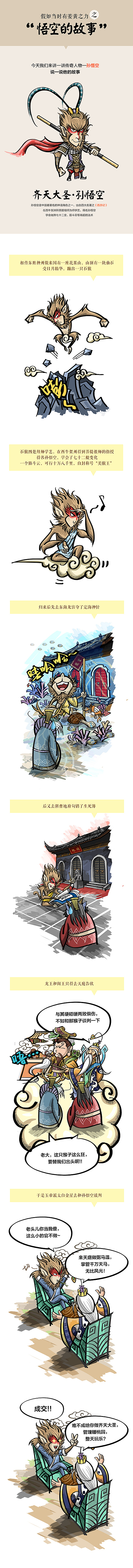 假如当时有好侍插画-孙悟空（图ZNjEwOTQ5NDA=） - 短篇/格漫 - 站酷设计师xxxg00w0原创素材 - 站酷ZCOOL