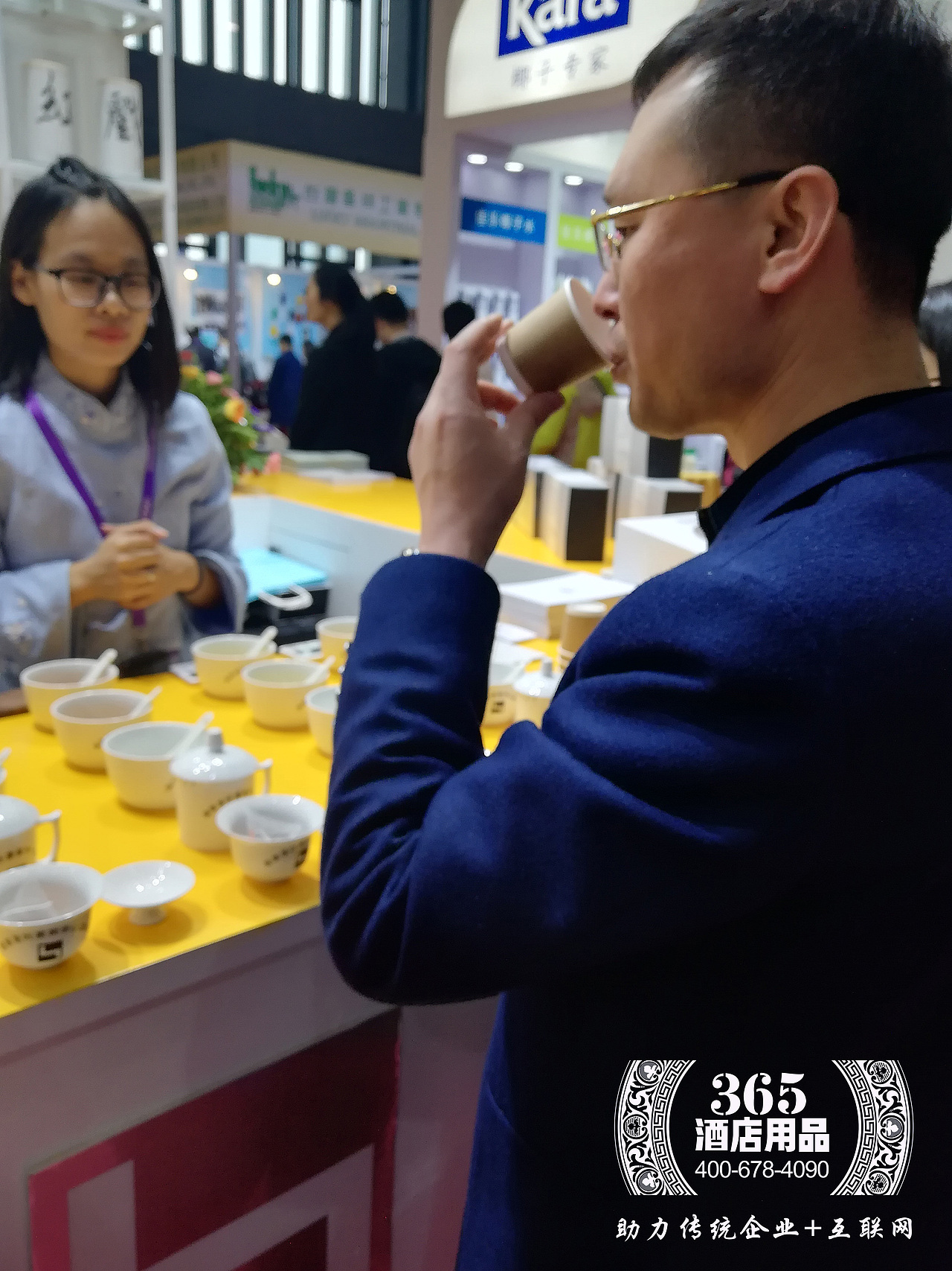 酒店乐王凯带团队应邀参加第二十四届广州酒店用品展