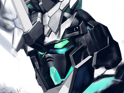 高达报丧女妖照片板绘练习