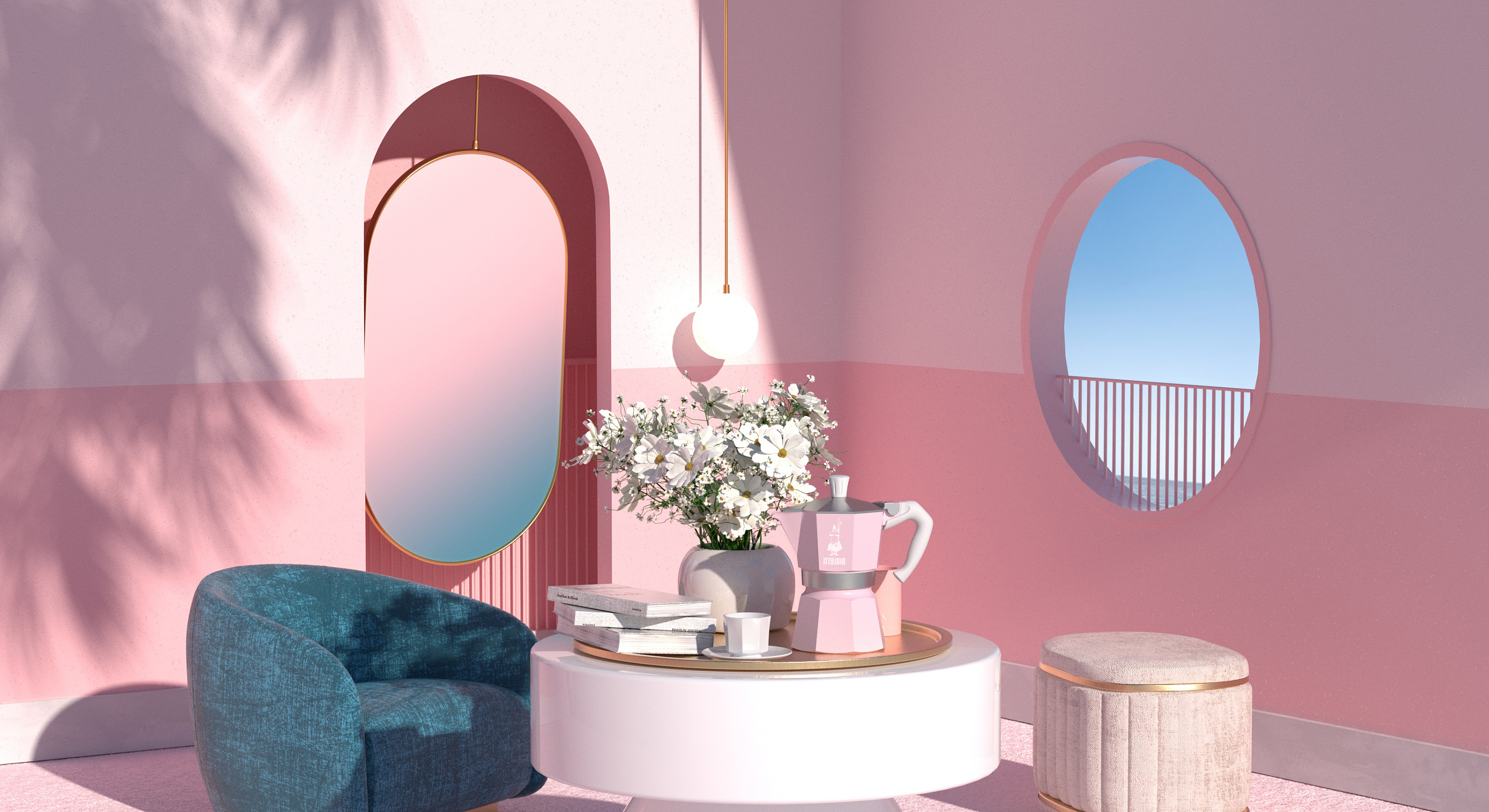 黑马视觉(c4d oc超现实家居产品建模渲染)近期作品