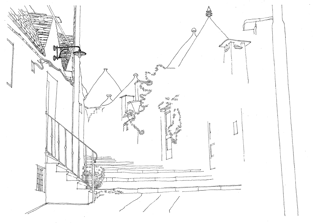 建筑写生——意大利（图ZNDczMzA3NTI=） - 建筑设计 - 站酷设计师攻克先生代光钢原创素材 - 站酷ZCOOL