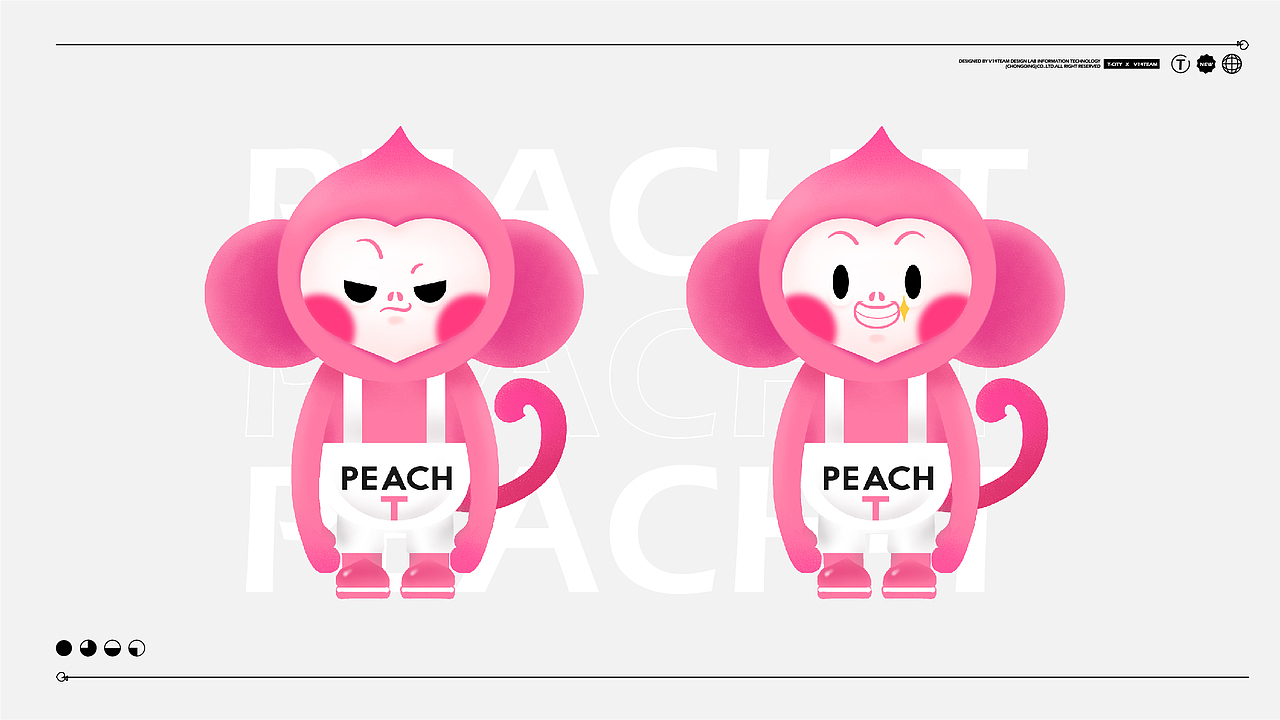 PEACH-T 桃气猴 | 桃源天地整体IP体系打造