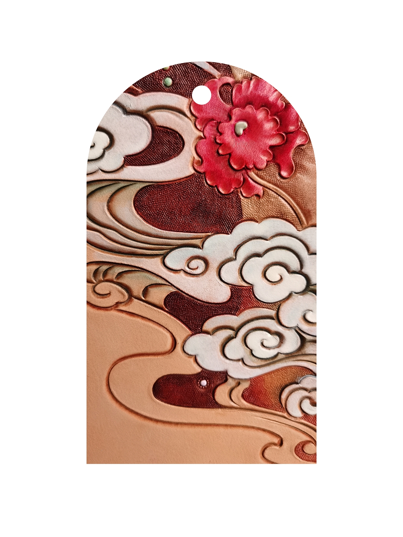 皮雕画《锦途》