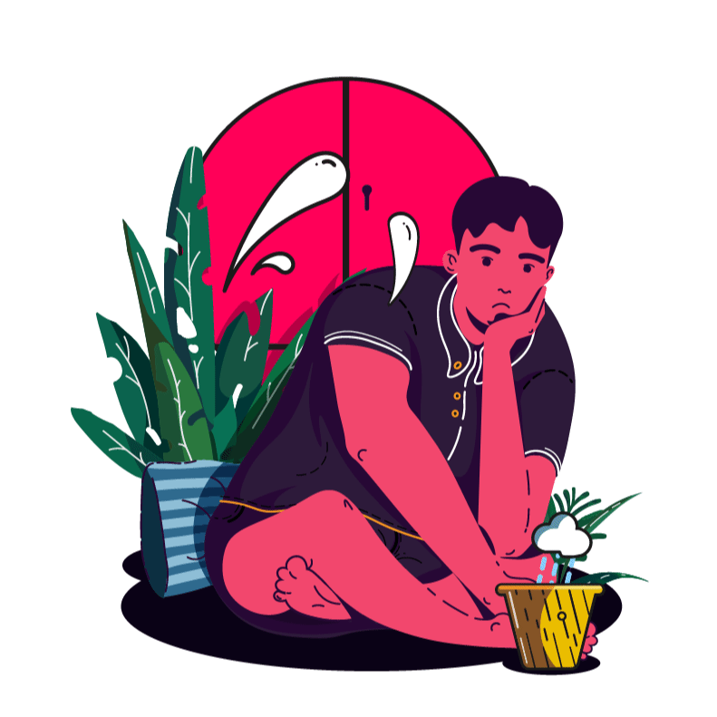 当插画有了自己的小心事