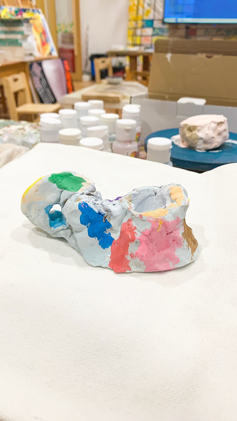 艺术课堂|陶泥·立体造型器皿之泥浆的运用