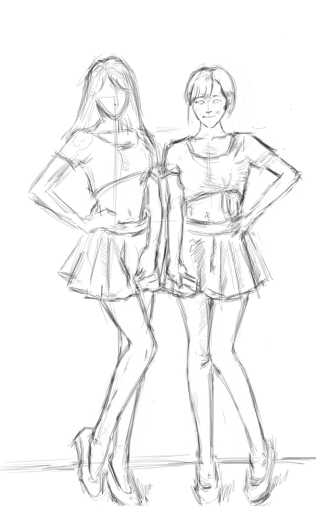 美女手绘练习|插画|插画习作|chamon - 原创作品 - 站酷 (zcool)