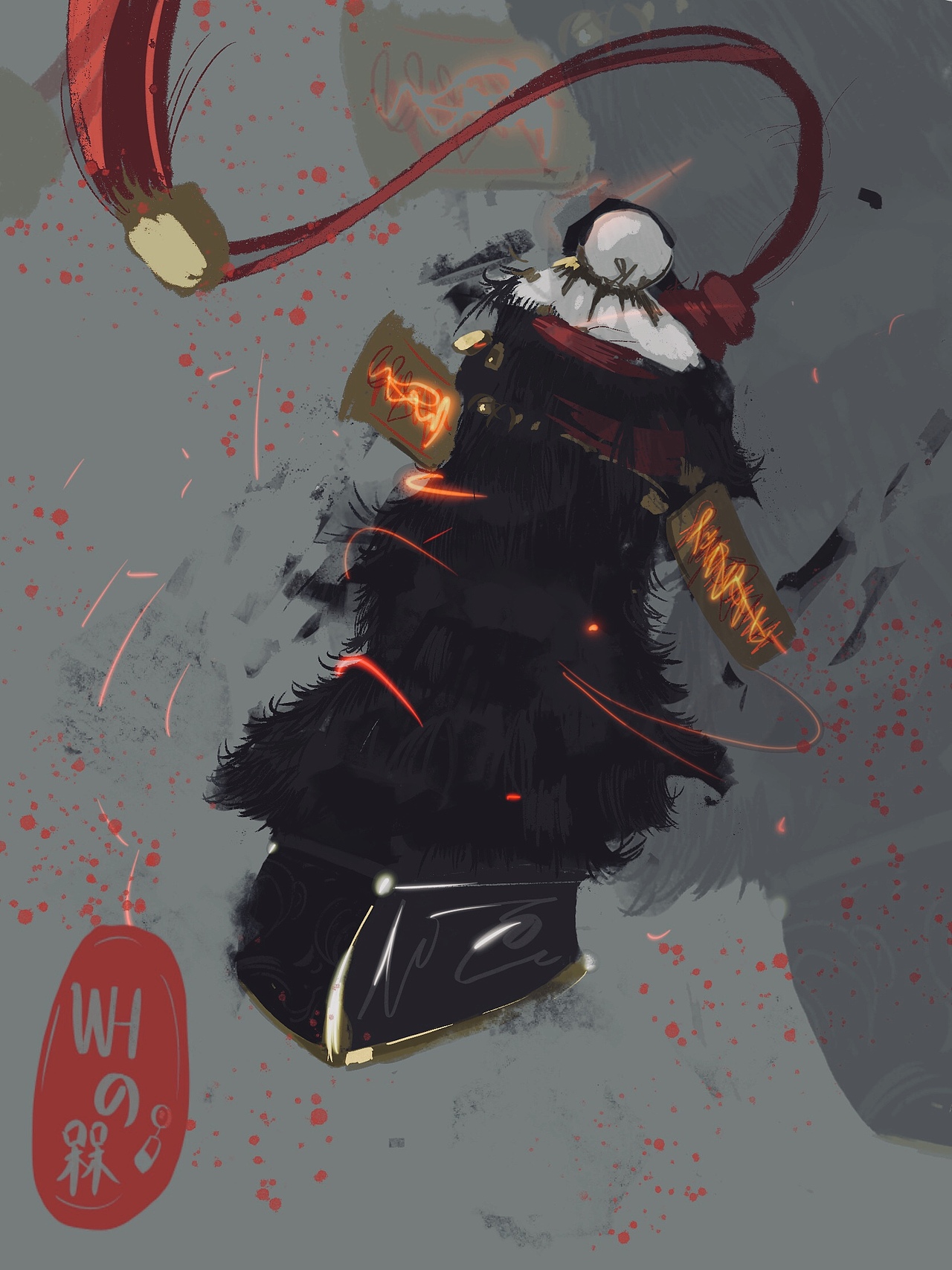 盗墓笔记 黑驴蹄子（图ZMjIxNDcyNjky） - 艺术插画 - 站酷设计师小花砸MK原创素材 - 站酷ZCOOL