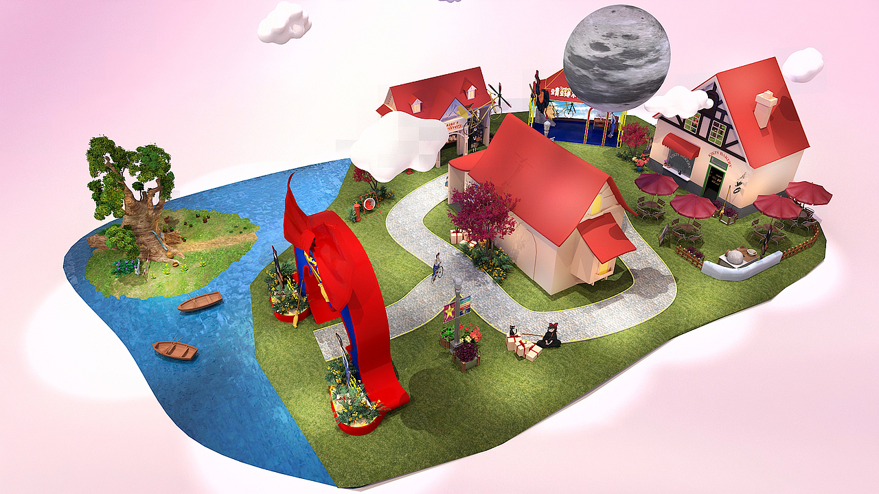 魔女宅急便IP展（图ZMjkyNDIxNjE2） - 场景 - 站酷设计师lanxingd2原创素材 - 站酷ZCOOL