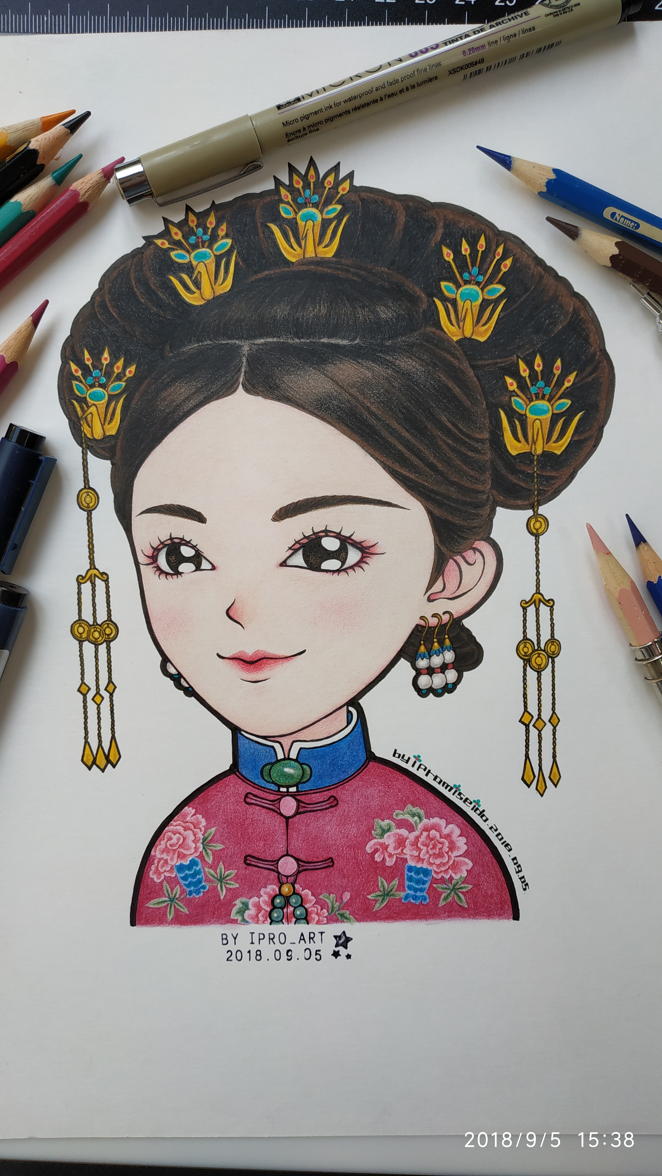 近期三张q版头像(富察皇后,明玉)