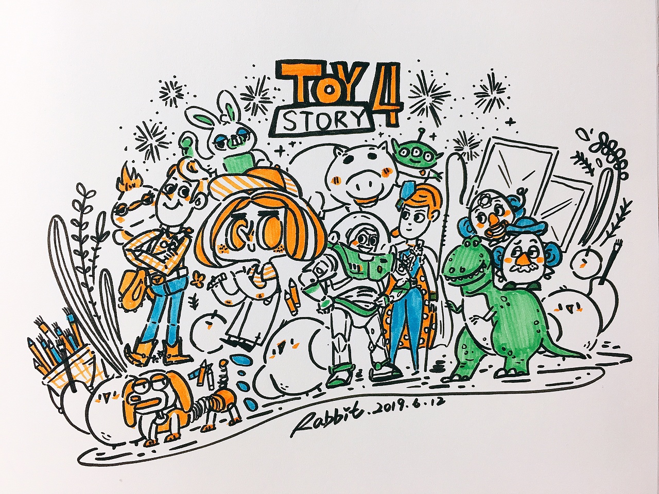 涂鸦-玩具总动员4