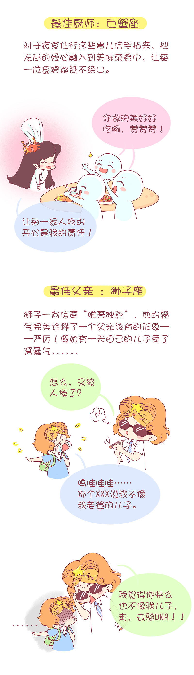 木木子漫画-十二星座最适合扮演的角色