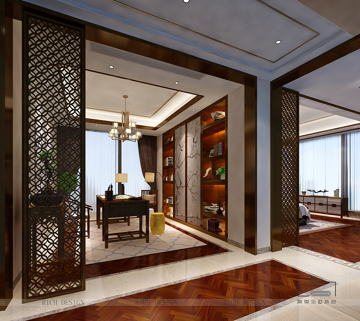 深业上城中式风格