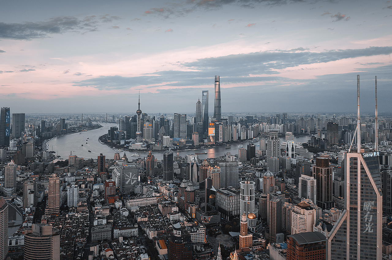 城市风光摄影|魔都日暮时