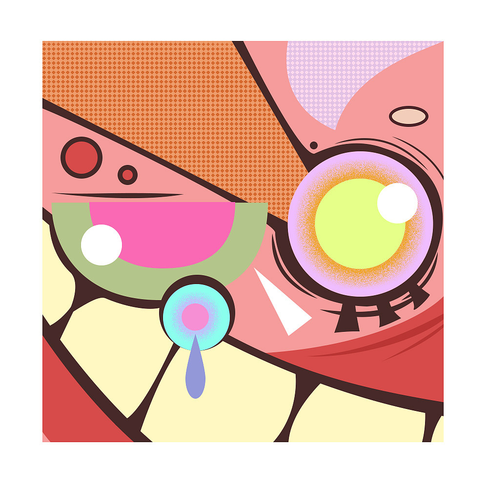 喜怒哀乐色彩构成