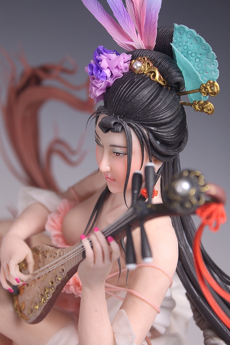 贺加贵面塑（玄幻神兽美女）