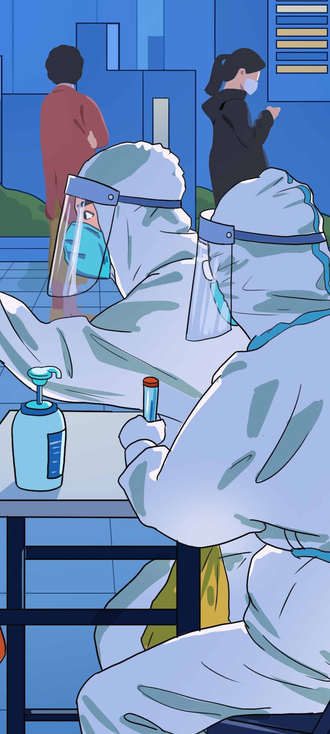 2021全运会✖️西安银行 体育精神态度系列海报（图ZMjgwODMwMTA0） - 商业插画 - 站酷设计师Asupa原创素材 - 站酷ZCOOL