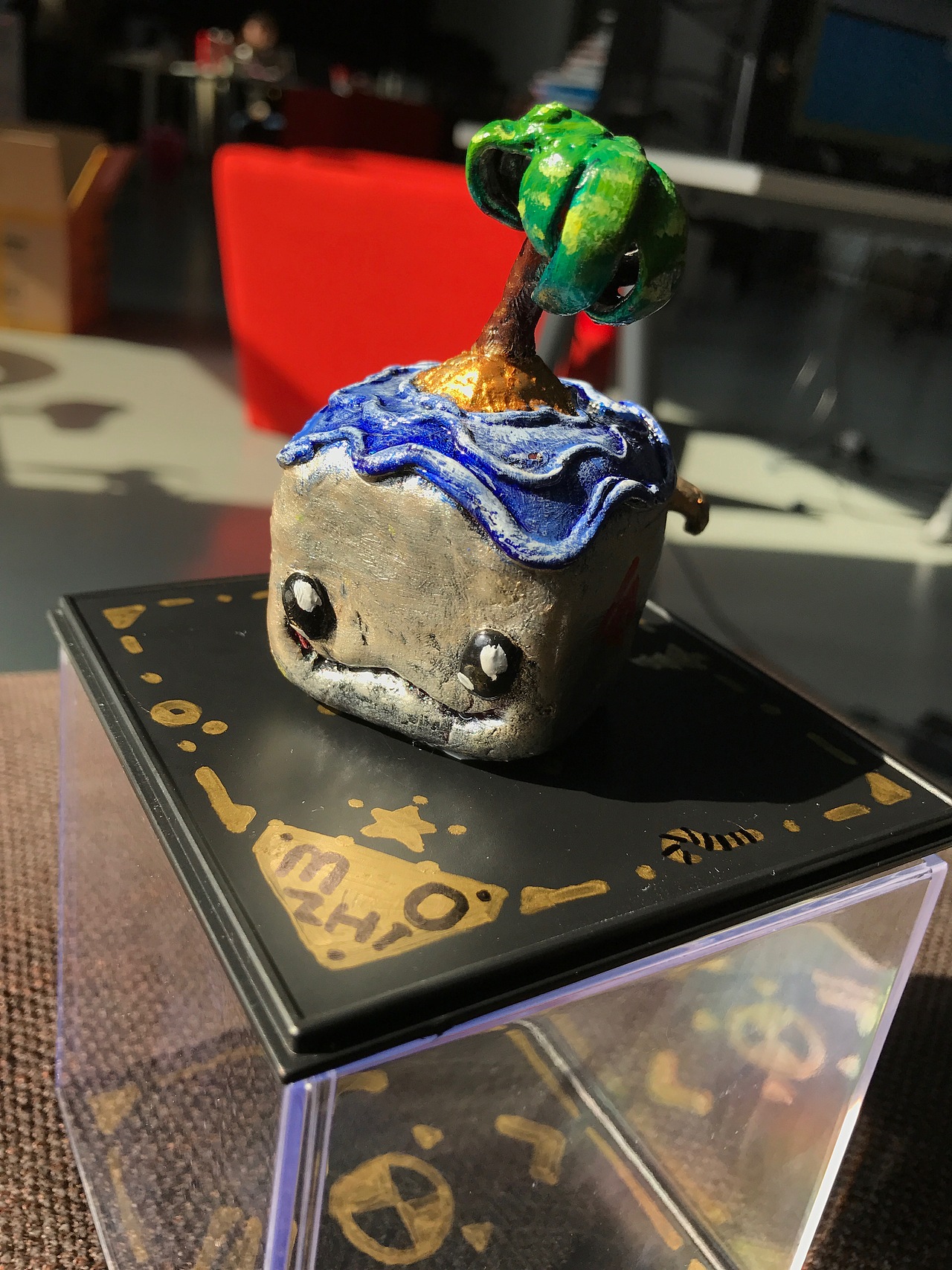 纯手工墨汁小鲸鱼