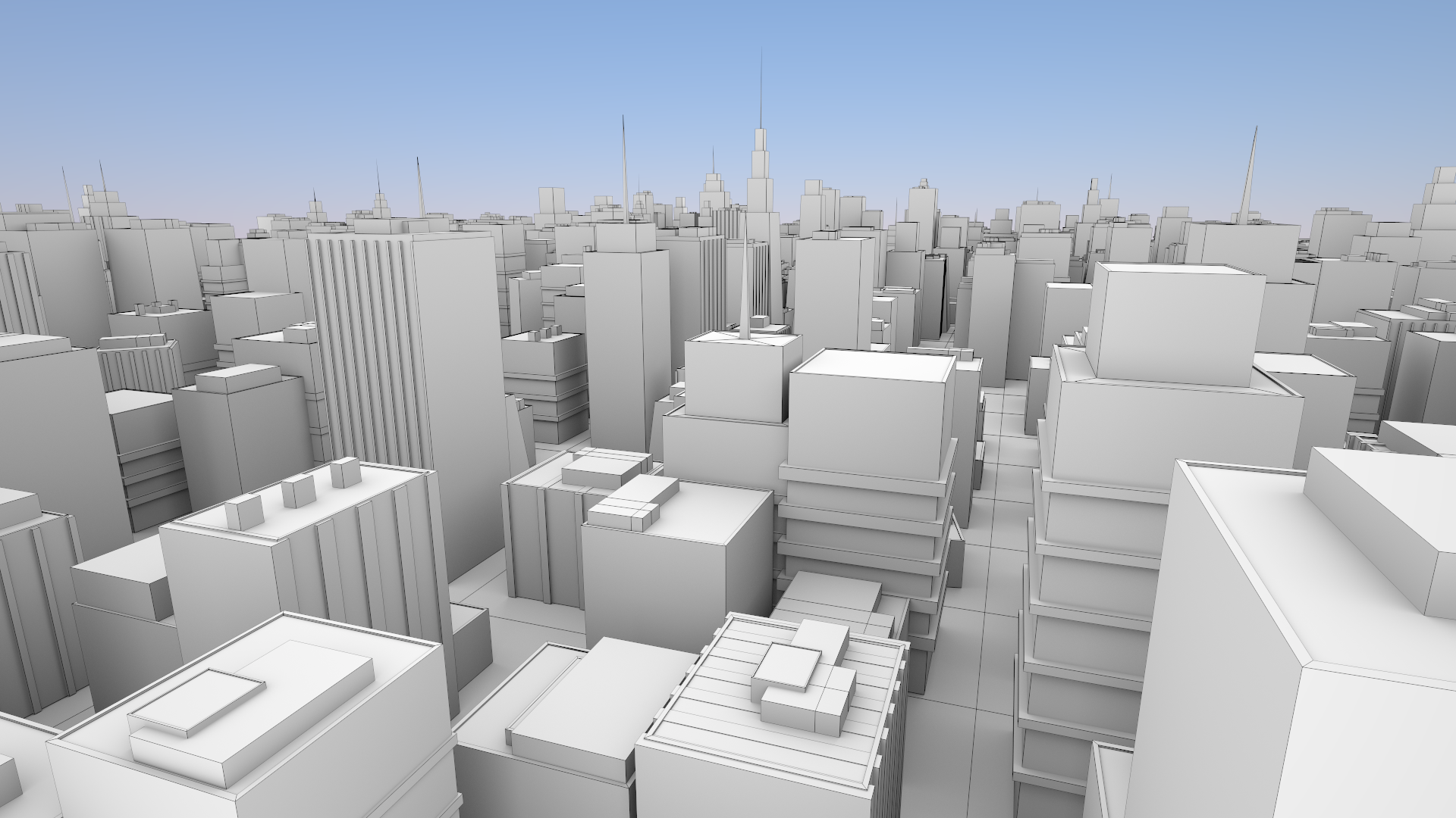 maya场景渲染练习