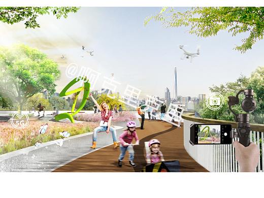 【效果图】山体公园观景平台