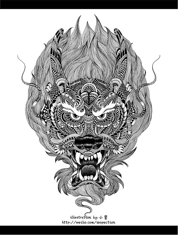 龙-2011(图ZNDcwMjgwOA==) - 新锐潮流插画 - 站酷设计师小垩原创素材 - 站酷ZCOOL