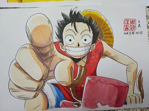 马克笔手绘动漫