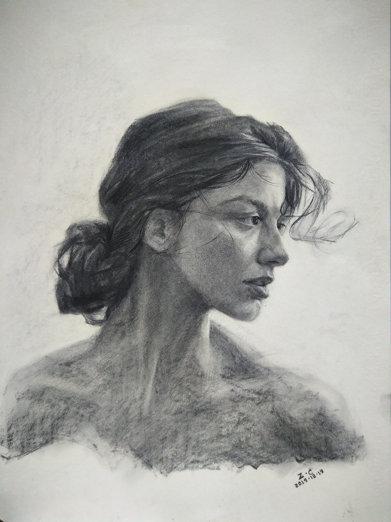 素描习作（图ZMTkwMzMxMDk2） - 绘画 - 站酷设计师蜗牛啃牛骨原创素材 - 站酷ZCOOL