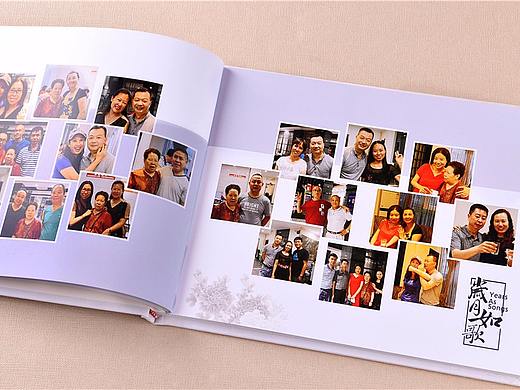 昆明30年同学聚会纪念册设计制作-顺时针纪念册