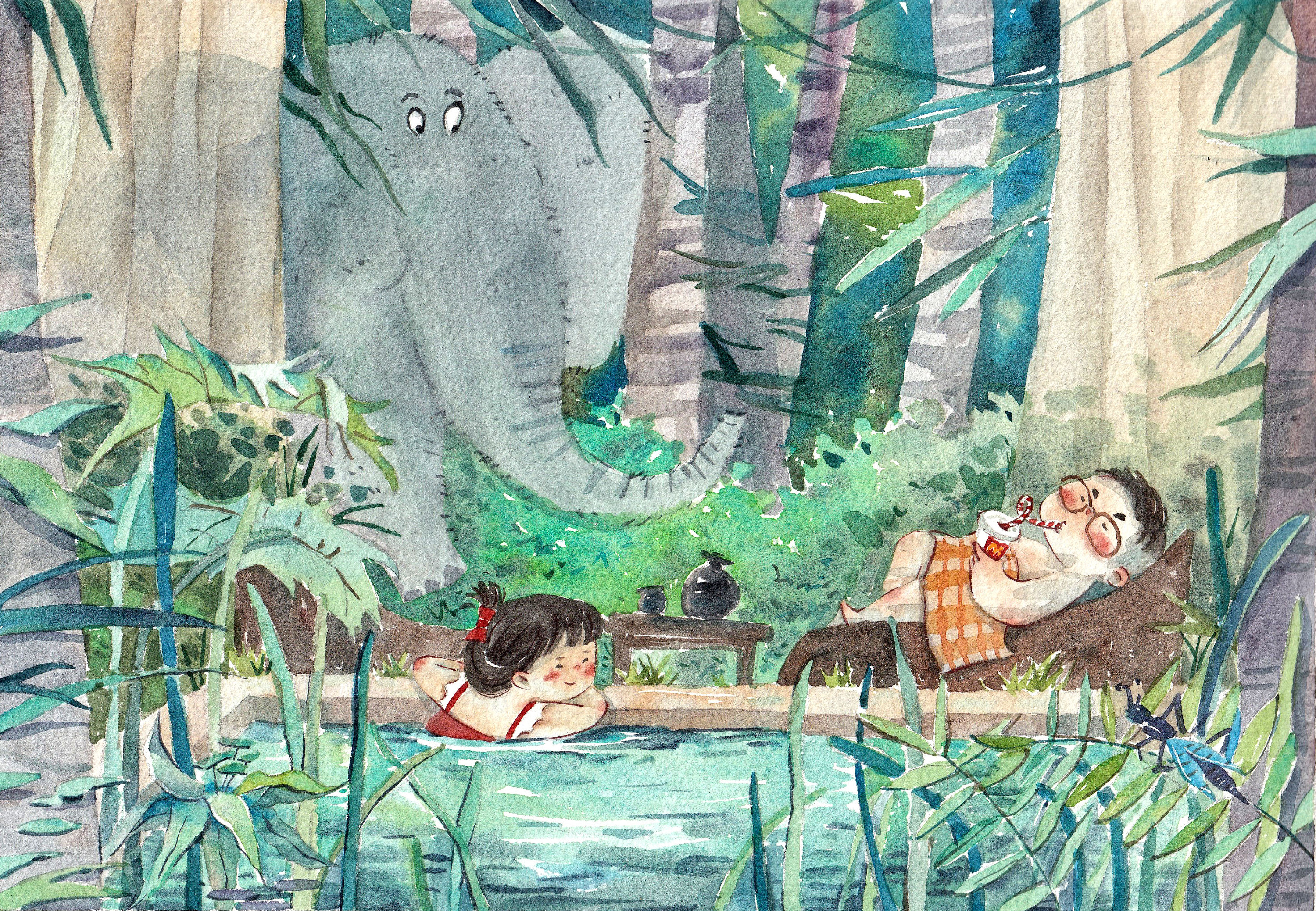 【手绘游记】画笔下的大理-诺邓-腾冲