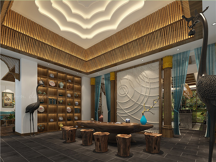 黄山民宿装修设计自然材料的应用（图ZMTQzNjUxNTcy） - 家装设计 - 站酷设计师上海博仁空间设计原创素材 - 站酷ZCOOL