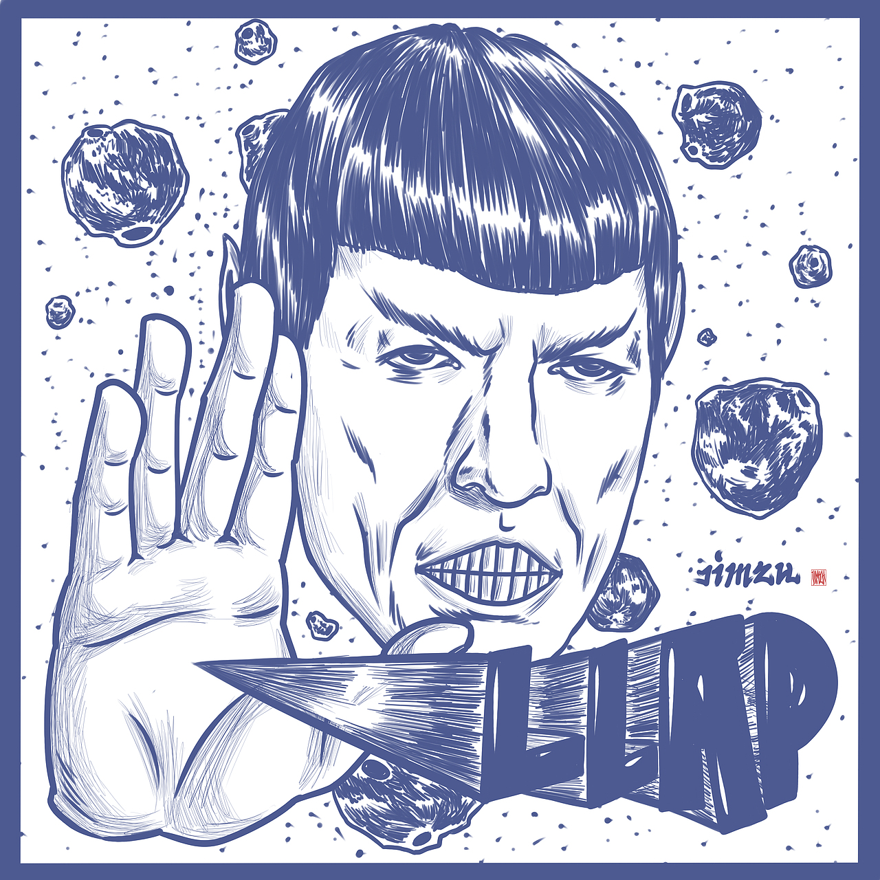 总结2014年，一些涂鸦，一些插画，蓝白粉大搭配（图ZMjUwMjQ3MzY=） - 创作习作 - 站酷设计师JIMZH酷嗨儿原创素材 - 站酷ZCOOL