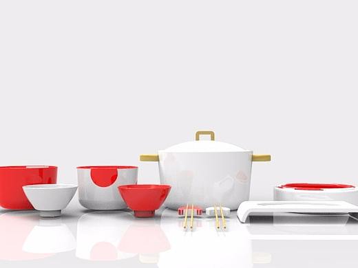 波点▪圆 陶瓷餐具设计