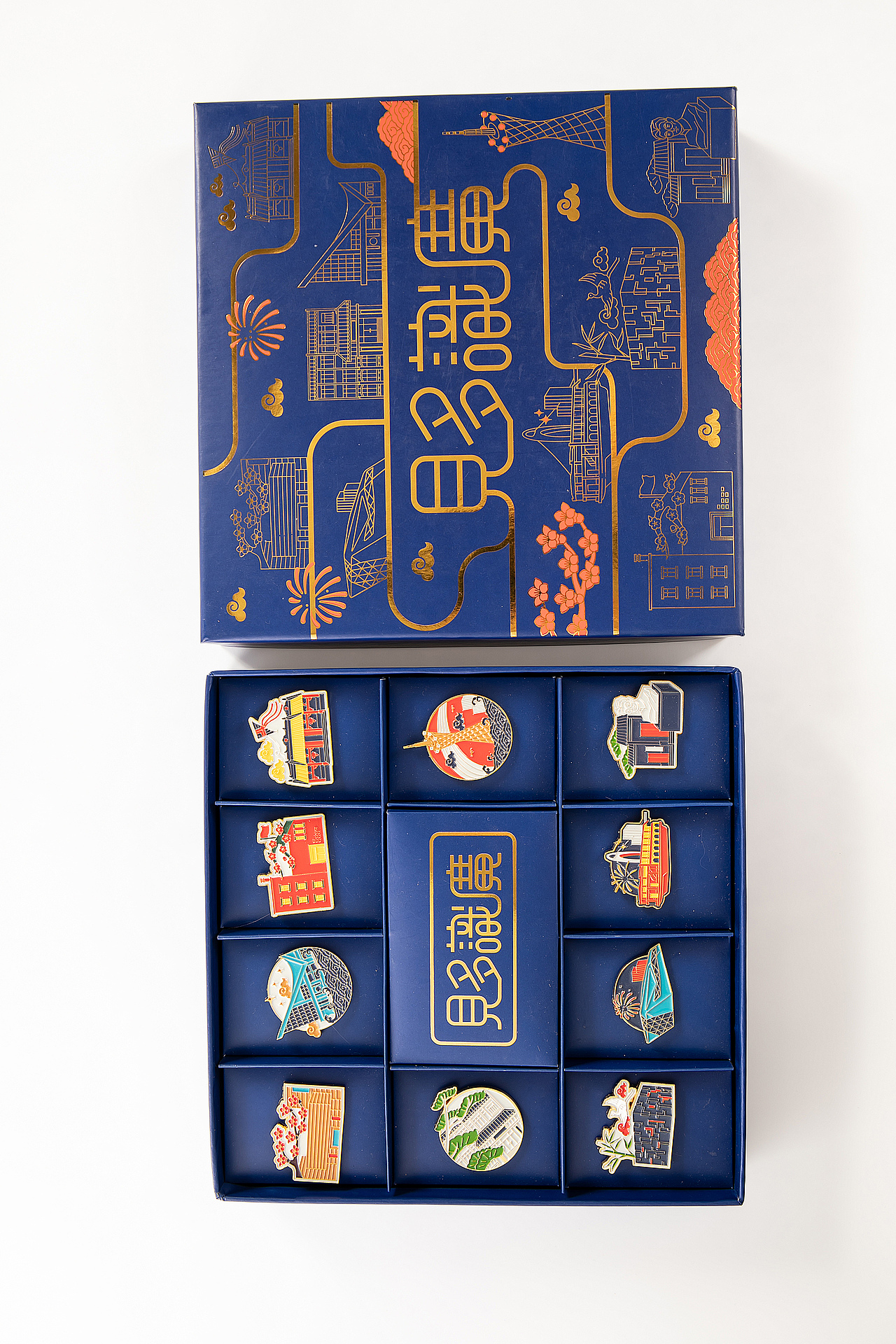 纸竹常乐發财徽章(金属/创意/新潮)