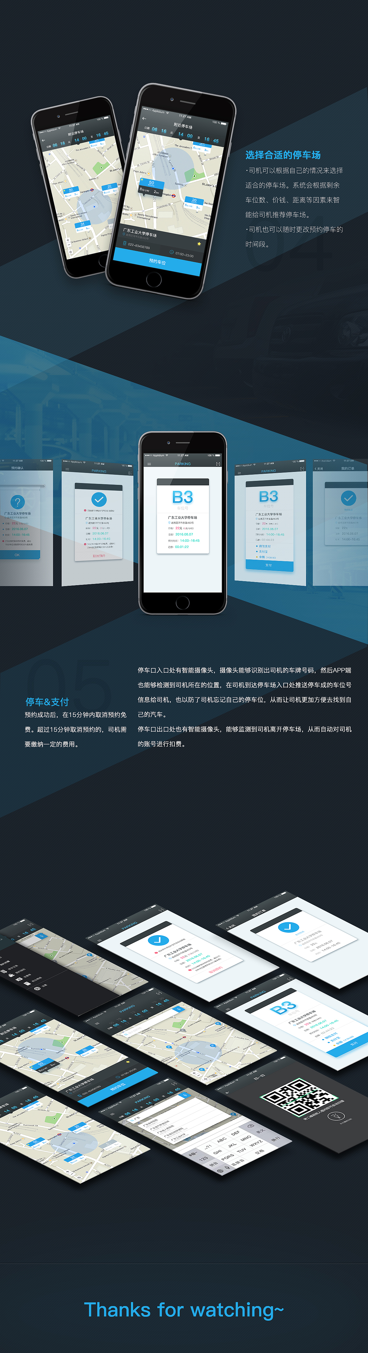 Parking智能自助停车app2.0（图ZNTI0MTIzNzY=） - APP界面 - 站酷设计师Footyi原创素材 - 站酷ZCOOL